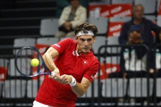 Marc-Andrea Hüsler a cueilli dimanche son 7e titre dans un Challenger KEYSTONE/PETER KLAUNZER